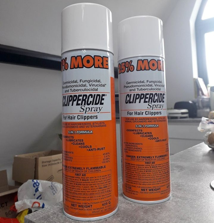 clippercide cleaning spray