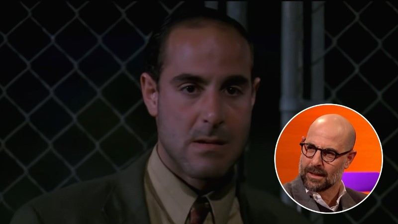 stanley tucci before & after going bald