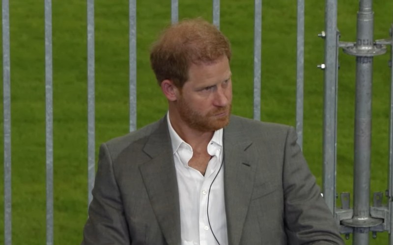 Prince Harry showing signs of balding