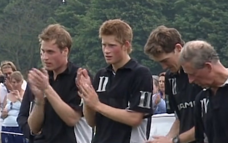 Prince Harry as a teenager